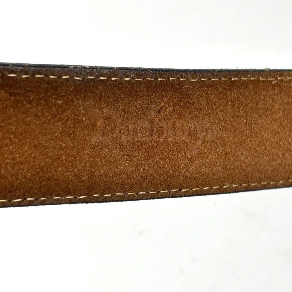 Danbury Leather Belt Mens‎ 58 Black Top Grain Leather Made in USA Classic